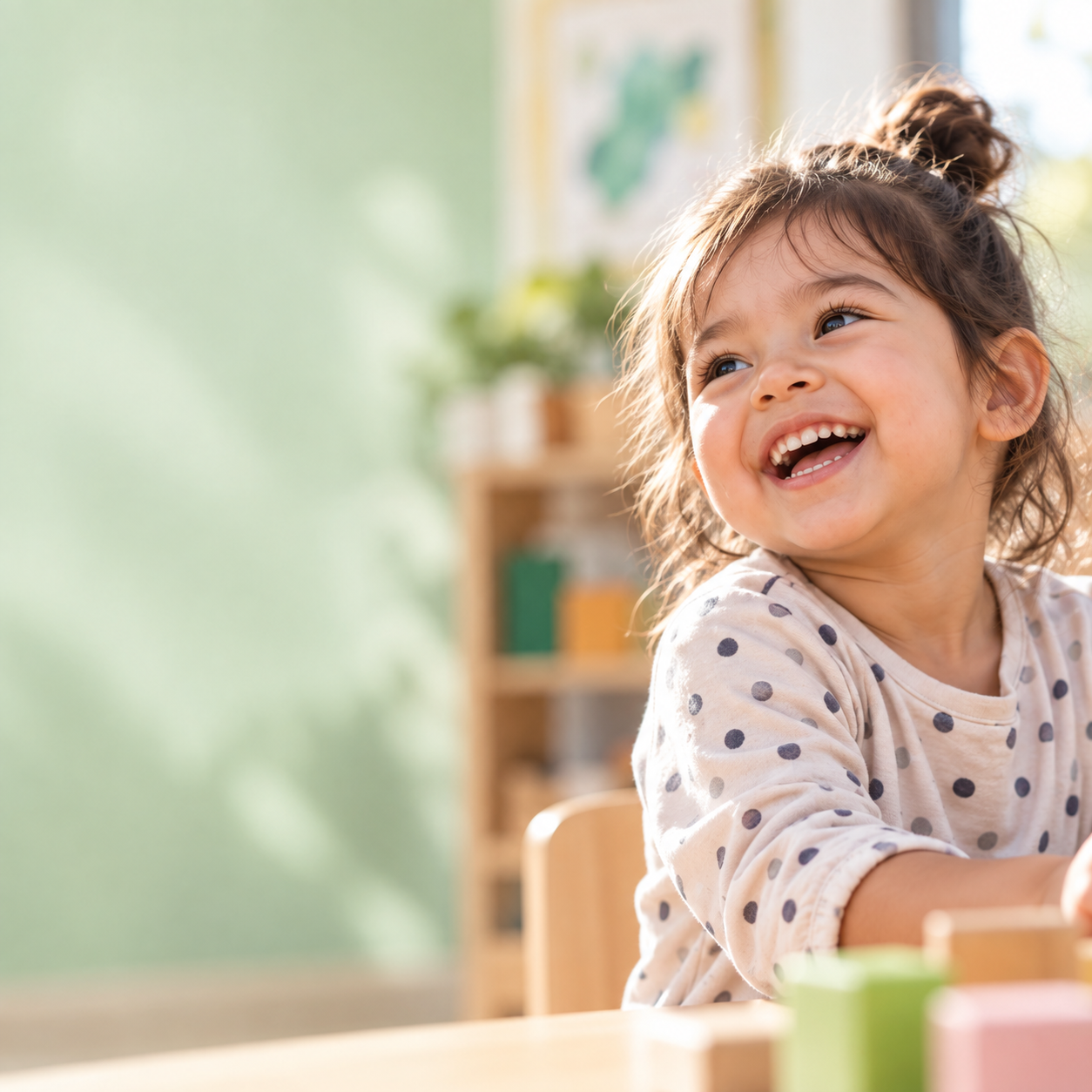 Children learning together in the nursery program